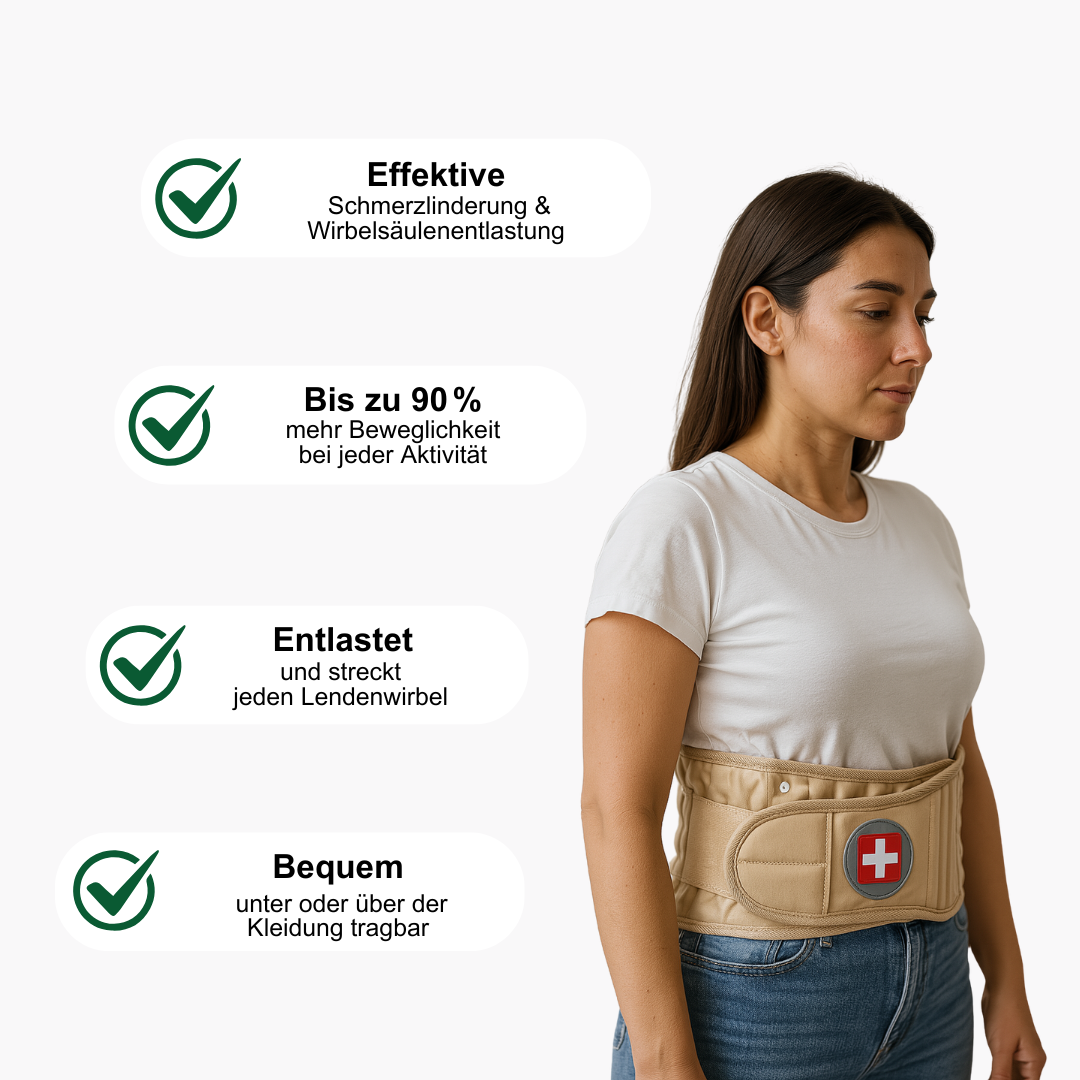 Orthogurt™ - Orthopädischer Lendengurt Rückengurt - Schmerzfrei durch den Tag