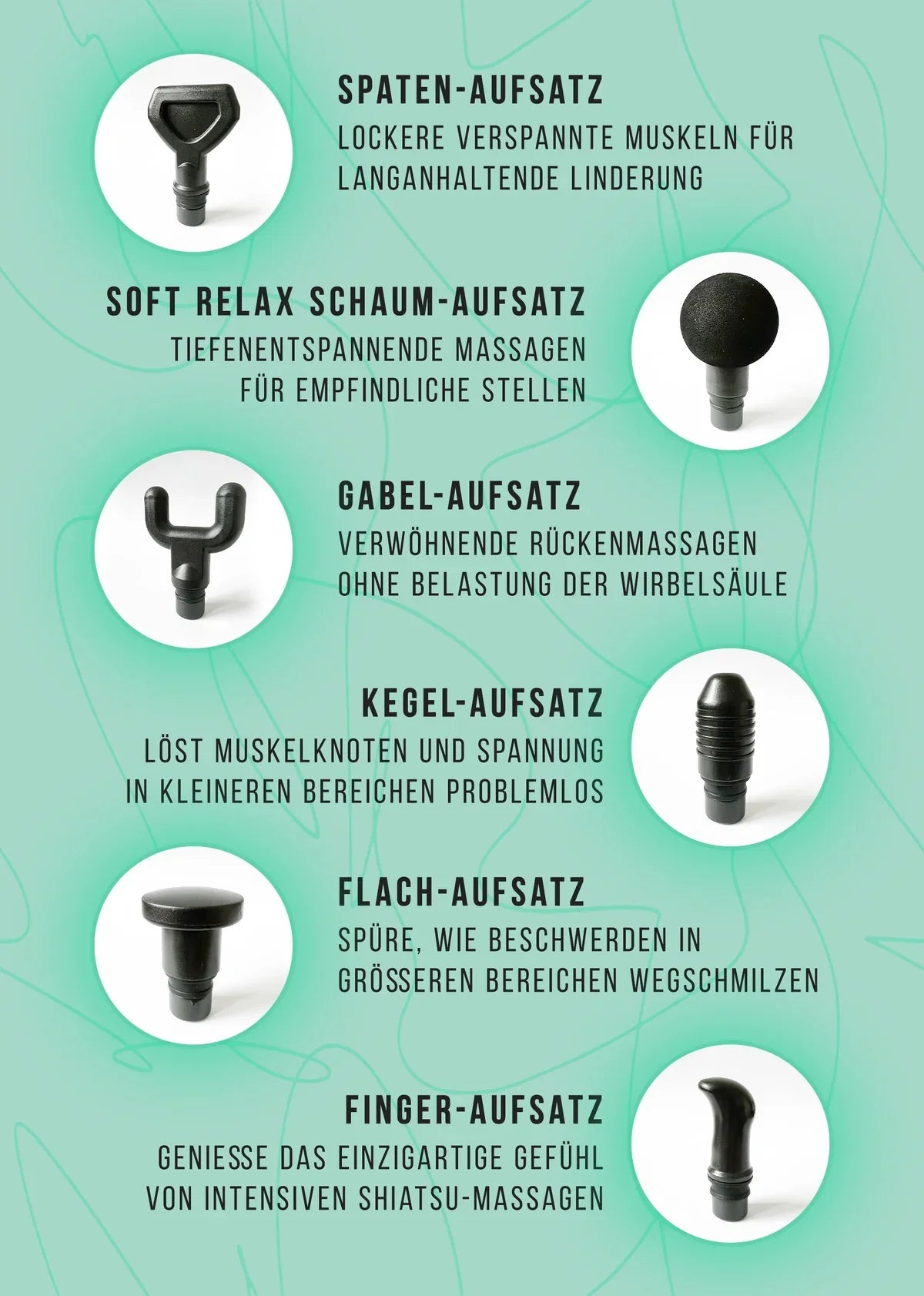360° Massage Gun – für schnelle Muskelregeneration & Schmerzlinderung